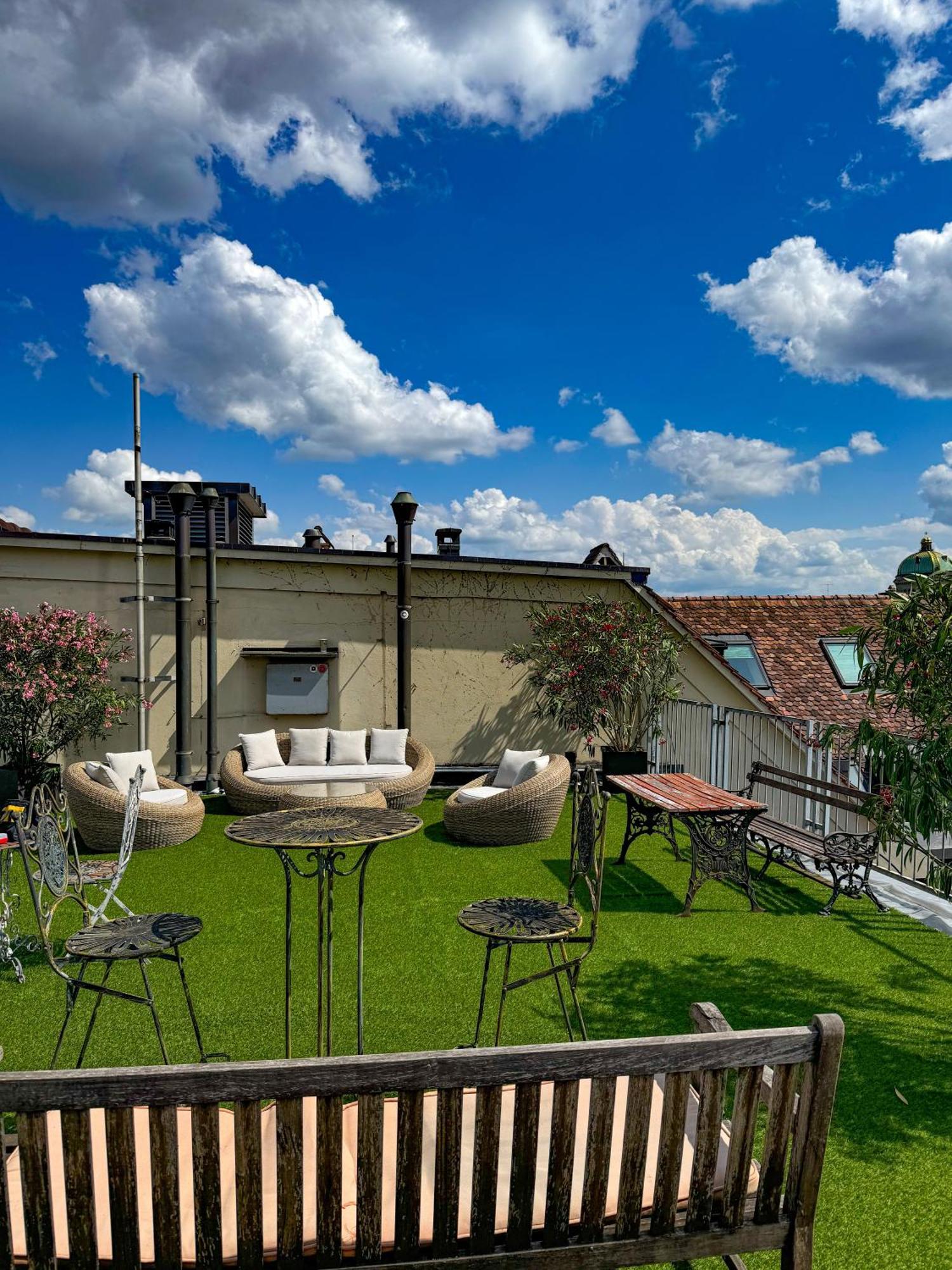 Moderne Altbauwohnung Im Zentrum Von Bern Mit Wellness Екстер'єр фото